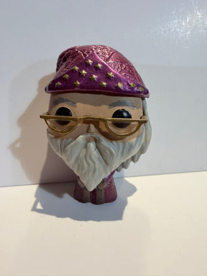 Harry Potter Funko Pocket Pops : Dumbledore Purple Hat (Metallic)