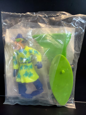 Burger King  Fast Food Toy: Inspector Gadget Cartoon Figure - Skateboarding - MIP
