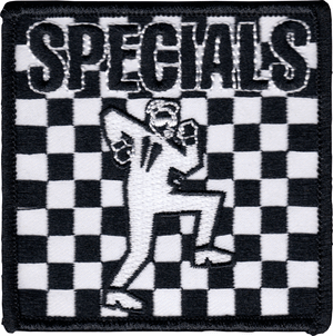 Patch: The Specials - Rude Boy On Checkers (3"x3")