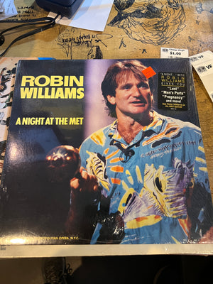 Robin Williams : A Night At The Met LP 1st Printing NM/NM 1986