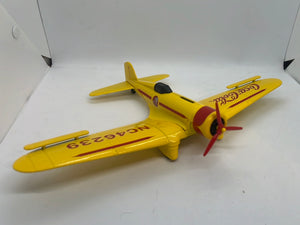 1932 NORTHROP GAMMA Die-Cast Metal Coin Bank Plane Coca Cola Mint in Box 1994