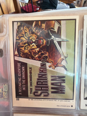 Creature Feature (1980 Topps Trading Card Series) STICKER #22