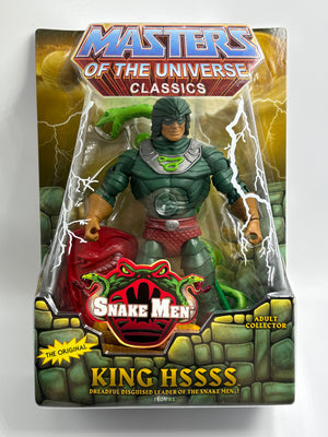 Masters of the Universe MOTU Classics: King Hiss (Snake-Men) (MIB) W/ Mailer