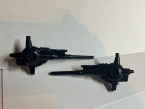 Metroplex Six-Gun Black Arms Guns 1985 Vintage G1 Transformers