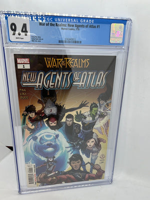 War of the Realms : New Agents of Atlas #1 : CGC 9.4 1st Luna Snow