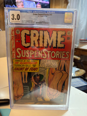 Crime Suspenstories #11  E.C. Comics 1952 CGC 3.0 CR/OW