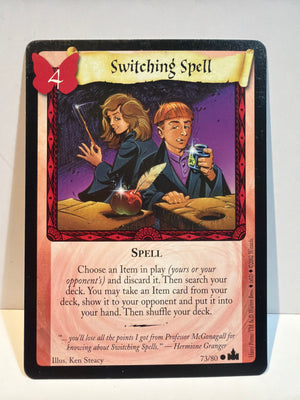 Harry Potter TCG Trading Card Game (2001) : Switching Spell