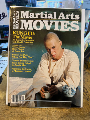 Martial Arts Movies Magazine: January 1982 Kung Fu The Movie / Carradine Cover
