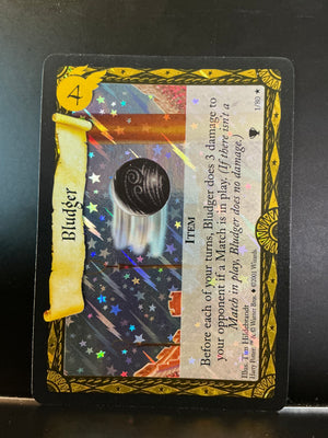 Harry Potter TCG Trading Card Game (2001) : Bludger Holofoil 1/80 (Quidditch Cup)