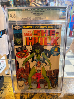 Savage She Hulk #1 CGC 9.6 (Qualified Top Staple Detached)