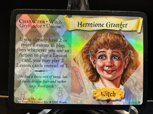 Harry Potter TCG Trading Card Game (2001) : Hermione Granger (Holo) 10/116
