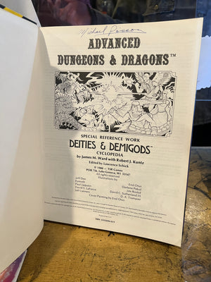 Advanced Dungeons & Dragons 1980 4th Printing Deities & Demigods