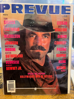 Prevue (1984 Steranko) Mediascene #81 Tom Selleck Cover