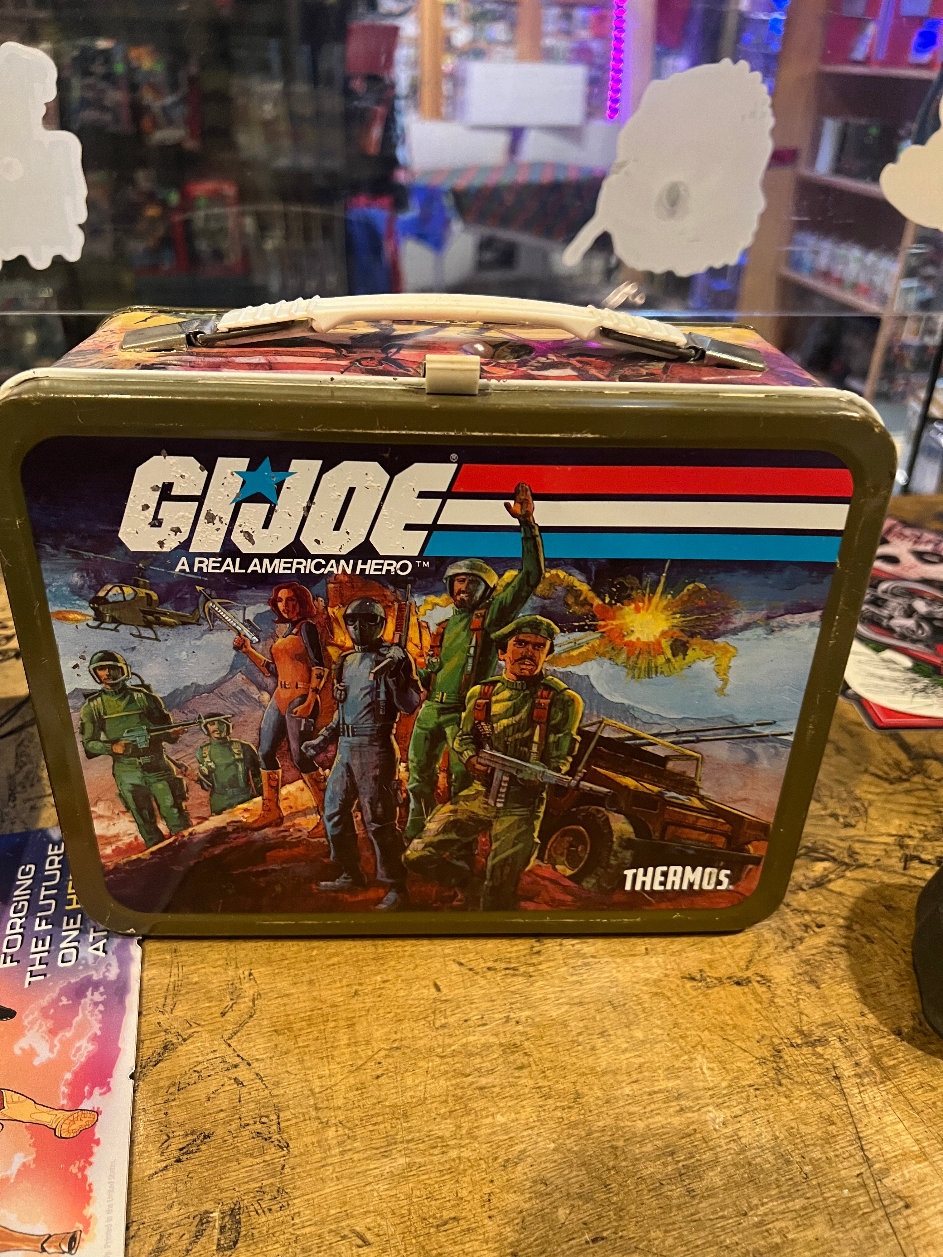 ビンテージ　GIJOE アメリカ製 元箱付き Wooden Toy Chest GI Joe 1983 Hasbro Vintage Toy Box American Toy