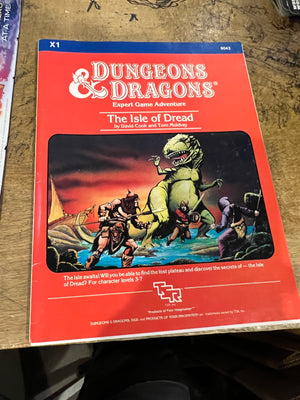 Advanced Dungeons & Dragons : Isle of Dread 9043 & Expert Rulebook