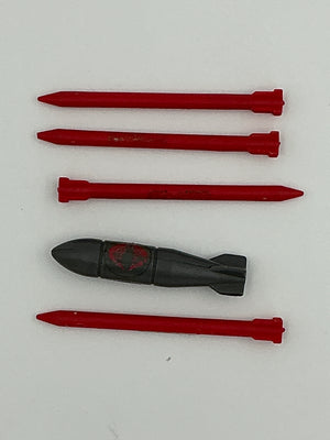 GI JOE : Fang Missiles & Bomb Vintage Parts