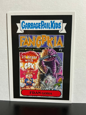 Garbage Pail Kids : Revenge of the Horror-ible (2019 Series) - Retro Horror Sticker  2a- Fran Goria