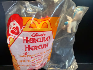 McDonalds Fast Food Toy: Walt Disney's Hercules - Baby Pegasus / Lava Titan MISP #4