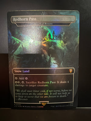 Magic The Gathering: Lord of the Rings:  Redhorn Pass (Surge Foil)