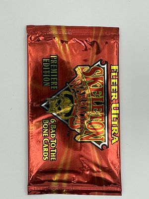 Skeleton Warriors : One Sealed Pack of Trading Cards