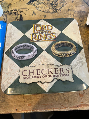 Lord of the Rings - Checkers Collector's Edition THE CHECKERS ARE RINGS!?! (Open Unused)