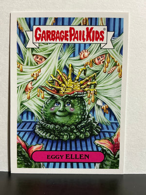 Garbage Pail Kids : Revenge of the Horror-ible (2019 Series) - 80's Horror Sticker 1a Eggy Ellen