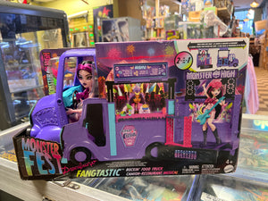 Monster High Draculaura Fangtastic Rockin’ Food Truck Toy MIB