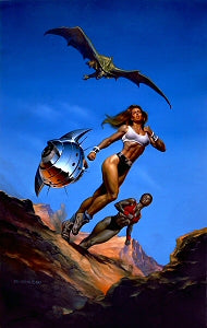 Boris Vallejo Trading Card Series 1 (1991) #8 Runners