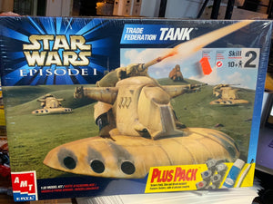 Star Wars Episode 1: Trade Federation Tank Model Kit Sealed In Box