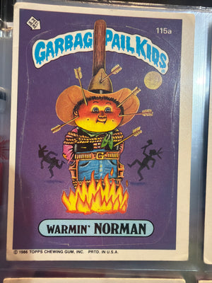 Garbage Pail Kids: 115b Well Done Sheldon