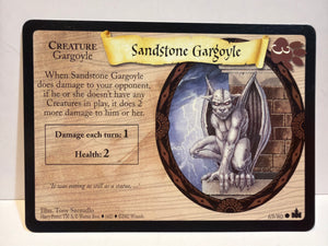 Harry Potter TCG Trading Card Game (2001) : Sandstone Gargoyle