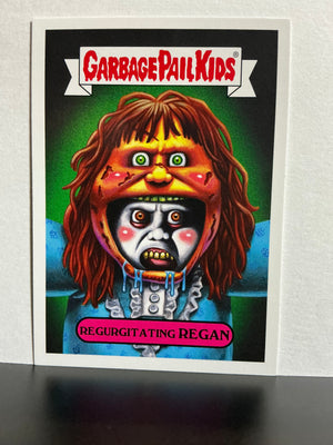 Garbage Pail Kids : Revenge of the Horror-ible (2019 Series) - Retro Horror Sticker  1a- Regurgitating Regan