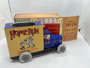 Home Run Chewing Gum Tin Delivery By Schylling Pencil Holder Tin-Toy (replica)