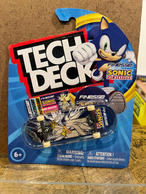 Sonic The Hedgehog Finesse / Tech Deck Fingerboard MOC Silver