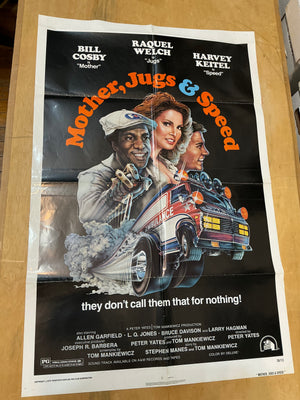 Mother, Juggs & Speed :  Original One-Sheet Poster Folded Bill Cosby Raquel Welch Harvey Keitel