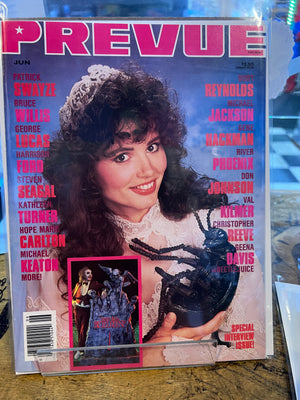 Prevue (1984 Steranko) Mediascene #71 Geena Davis Beetlejuice Cover