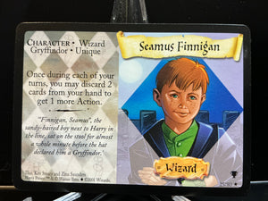 Harry Potter TCG Trading Card Game (2001) : Seamus Finnigan (Non-Holo) 15/80