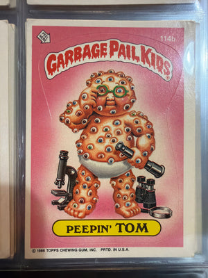 Garbage Pail Kids: 114b Peepin’ Tom