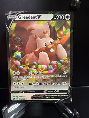 Pokemon: Crown Zenith - Greedent V Ultra Rare Holofoil