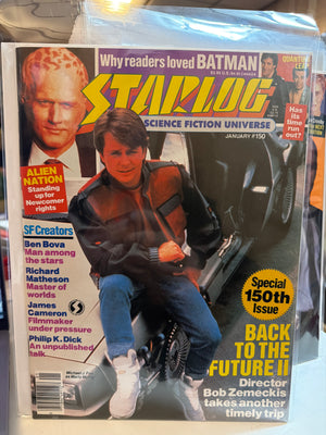 Starlog #150 Back to the Future II Cover