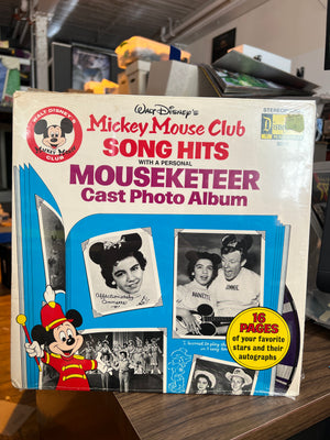 Walt Disney's TMickey Mouse Club Song Hits W/ Personal Mouseketeer Cast Photo Album LP 3815 SEALED!