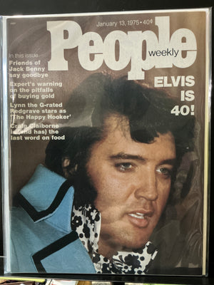 People Magazine January 13th. 1975 : Elvis is 40!