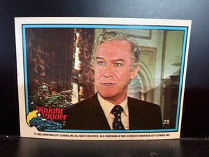 Knight Rider : 1982 Donruss Trading Cards - #28