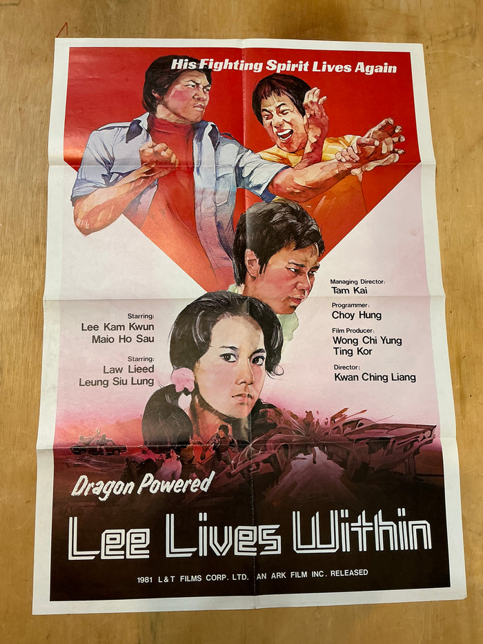 Lee Lives Within (Brucesploitation) : Vintage Kung Fu Poster