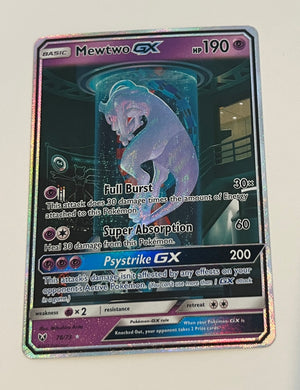 POKEMON Singles Mewtwo GX (Moderate/Heavy Play)