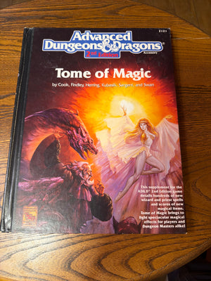 Advanced Dungeons & Dragons : 2nd Edition TOME OF MAGIC HC 2121