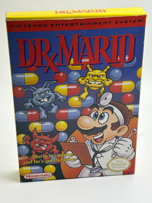 Nintendo NES : Dr. Mario (No Cartridge) Box & Inserts Only