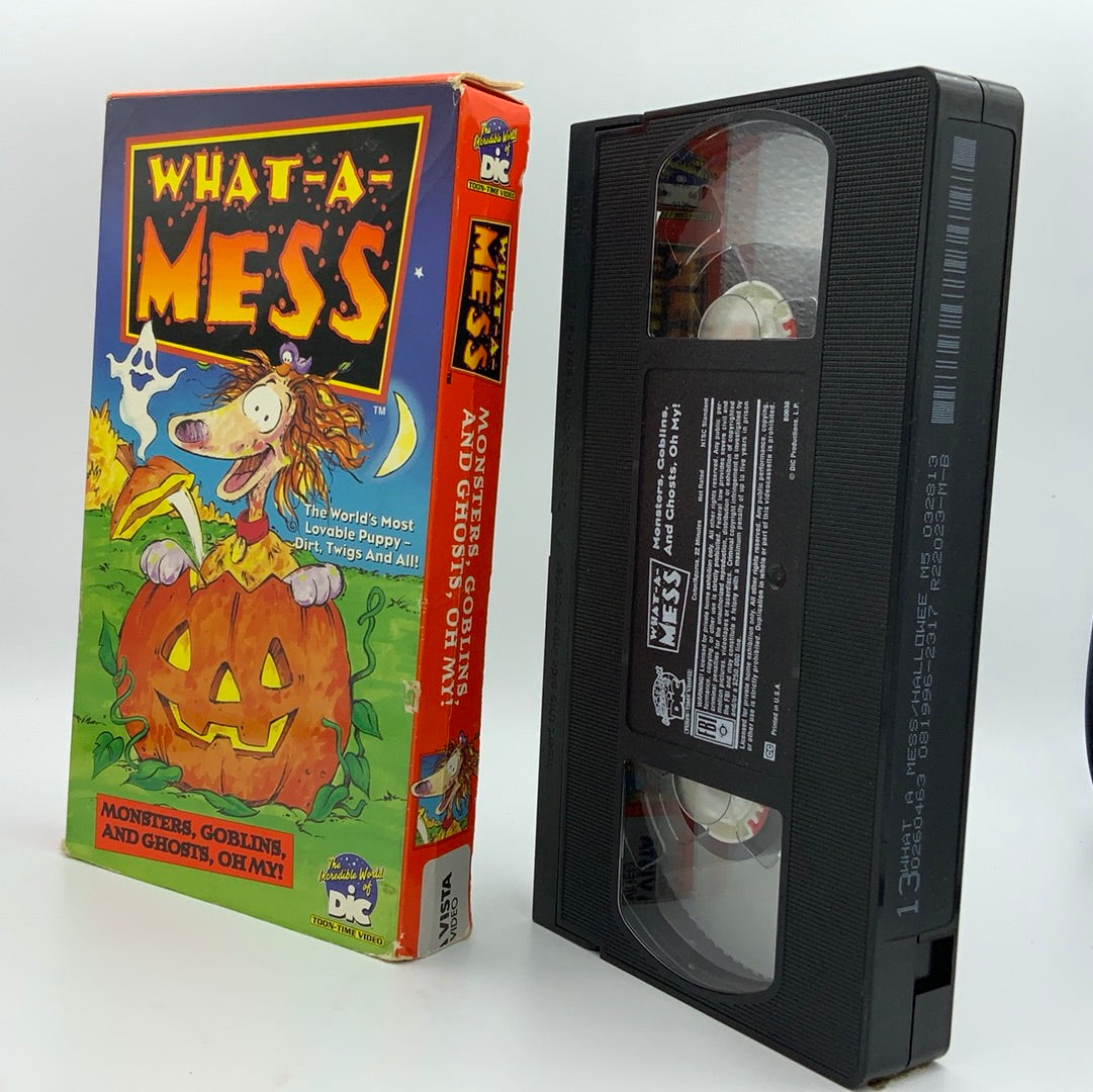 What-A-Mess: Monsters, Goblins, and Ghosts, Oh My (VHS, 1996)  Fun Box  Monster Emporium