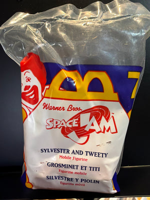 Space Jam : McDonalds Happy Meal Toy- Sylvester & Tweety MISP