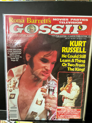 Rona Barrett's Gossip: Kurt Russell Elvis Movie Cover